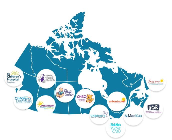 home-map | Children's Miracle Network